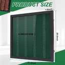 Golf Pencil Display Case Holds 128 Round or Hexagonal Pencils Wood Wall Mount or Desktop Holder with Clear Acrylic Cover Golf Gift for Home Office Decor Collectibles