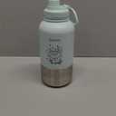 34oz Dog Water Bottle, Stainless Steel Dog Water Bottle Dispenser with Detachable Food & Water Bowls, Keeps Water Hot/Cold, for Walking, Hiking, Camping(Pale Blue)