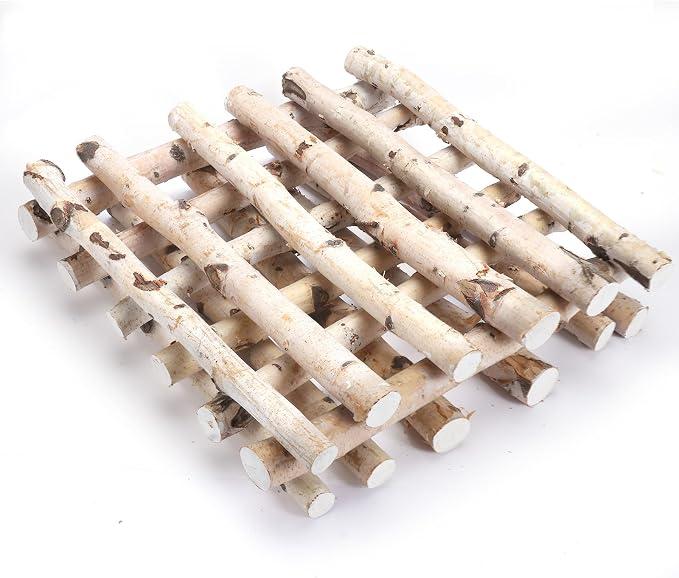 Birch Logs for Fireplace Decor&Craft-18Pcs Birch Branches for Decor Crafts
Wood Logs 0.7-1.7" Diameter,16.5" Long