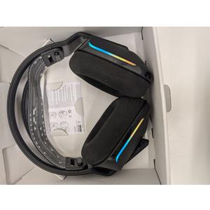Logitech G733 Lightspeed Wireless Gaming Headset, Suspension Headband, Lightsync RGB, Blue VO!CE Mic, PRO-G Audio Black, Gaming Headset Wireless, PC, PS5, PS4, Switch Compatible