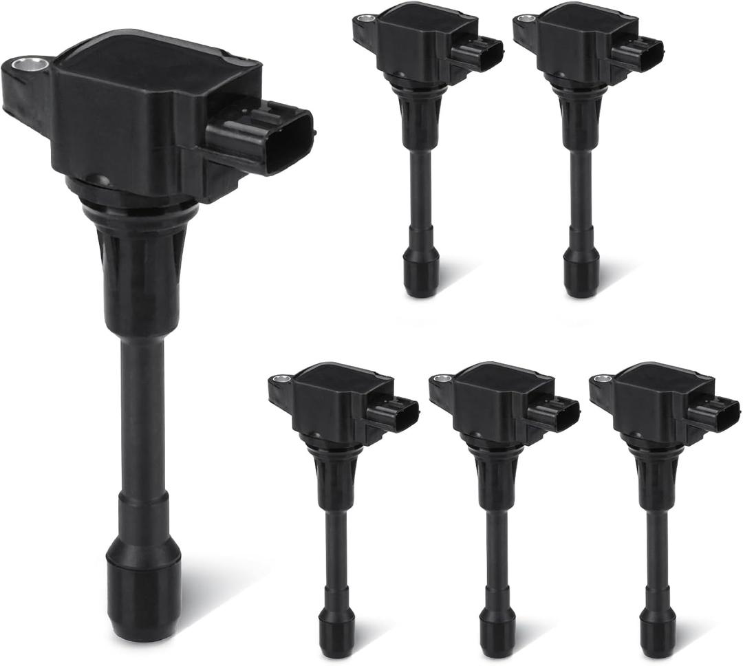 Set of 6 Ignition Coil Pack 3.7L Compatible with Infiniti EX37 FX37 FX50 G37 M37 M56 Q40 Q50 Q60 Q70 Q70L QX50 QX70, 370Z Replace UF617 5C1788