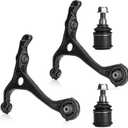 Front Lower Driver Passenager Side Control Arms Fit for Acura TL 2004 2005 2006, with Ball Joints Suspension Kit - 4 pcs