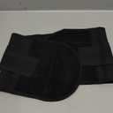 Waist Trimmer Belt- Breathable Postpartum Postnatal Recoery Materinty Support Belt Post Pregnancy After Birth,Pregnancy Belly Band Abdominal Binder,Black,Size M (Medium : 35"Length*9"Width)
