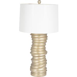 Sagebrook Home 28" Hx15 Diameter, Resin Stacking Rings, Table Lamp, Champagne Finish, Made with Resin and Linen, Elegant Lighting for Any Room or Area Sagebrook Home 28" Hx15 Diameter, Resin Stacking Rings, Table Lamp, Champagne Finish, Made with Resin and Linen, Elegant Lighting for Any Room or Area