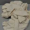 Songrey Waterproof Seat Covers for Dining Chairs Set of 4, No Rear Chair Covers, Stretch Removable Washable Chair Slipcover Protector, Beige