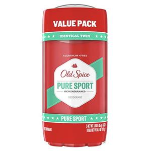Old Spice Aluminum Free Deodorant For Men, High Endurance, 24/7 Sweat Defense to Eliminate Odors, 24/7 Freshness & Lasting Scent, Pure Sport Scent, 3.0 oz