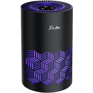 FreAire Air Purifiers for Home, Air Purifiers for Home with Lights, HEPA Air Purifier Removes Dust Smoke