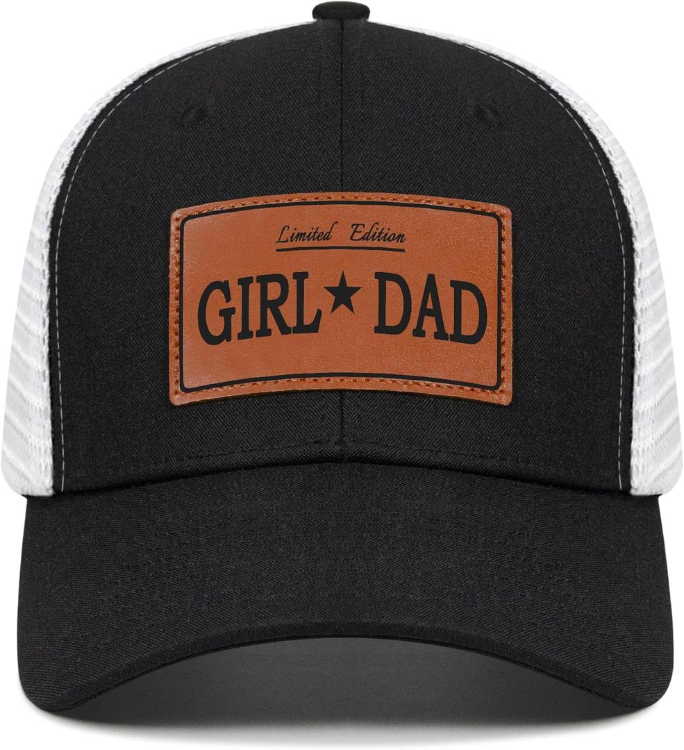 Girl and Dad Hat Gifts for Father Men from Daughter Wife, Fathers Day, Christmas, Birthday (Small)