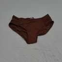 Tempt Me Women Bikini Bottoms Mid Waist Bathing Suit Swimsuit Ruched Swim Bottom, Medium