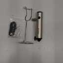 Bonsenkitchen Rechargeable Milk Frother with Stand, Handheld 3-Speed Coffee Frother, Dual Spring Whisk Electric Hand Frother Wand Drink Mixer for Matcha Lattes Cappuccino, Kitchen Gifts (Silver)