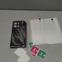 Phone Case for Motorola Moto G75 5G Case with Glass Screen Protector, [2 Pack] Built Slide Camera Protection Cover,Military Heavy Duty Full Body Protective Phone Case - Black