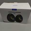 Bluedee Computer Speakers for Desktop PC, Bluetooth 5.4 Desktop Speakers with 2 Speaker Units, Dynamic RGB Light USB Speaker, USB/Type-C Powered Plug & Play PC Speakers for Desktop, Laptops, Tablet