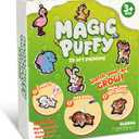 MZYTOZA 3D Art Kit Aqua Puffs Animal, 15 Mess-Free Paint by Number Craft for Kids, DIY Coloring Kits,Christmas&Travel Gifts & Stocking Stuffer for Girls and Boys, Art Projects with Puff Markers