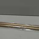 Ivilon Window Curtain Rod End Cap - 1 inch Pole. 120 to 240 Inch. Warm Gold