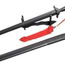 Tai Chi Sword, 99cm/38.9inch High Elasticity Plastic Sword, Plastic Sword Martial Arts Polypropylene Sword Training Katana Practice with Scabbard