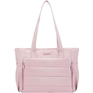 NISHEL Travel Puffy Tote Bag For Women, Ultra-Lightweight Large Tote Purse For Office Day And a Short Weekend Getaway