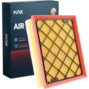 KAX Engine Air Filter, CA11480 Replacement for Edge 2015-2023, Fusion 2013-2020, MKX 2016-2018, MKZ 2013-2020, Nautilus, Continental, Advanced Air Filter Media, Increased Acceleration