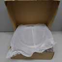 Tessco 6 Pack Plastic Serving Platters with Lid and Sporks, Disposable Heavy Duty Party Tray Round Catering Tray Containers for Food Salad Sandwich Takeout Picnic Supplies (12 Inch, Clear)