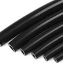 Ucreative 1/8" 5/32" 3/16" 1/4" 5/16" 3/8" Automotive Silicone Vacuum Tubing Hose Kit for Air and Water 6PCS 5FT (Black)