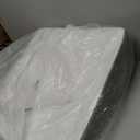 Wedge Pillow for Sleeping & Resting, 24"x24"x10" Memory Foam Cushion with Grey and White Patterned Polyester Cover, Ideal for Bedroom & Living Room  Comfortable Support for Adults