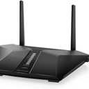 NETGEAR Nighthawk 6-Stream Dual-Band WiFi 6 Router (RAX54S)  Security Features, AX5400 Wireless Speed, Up to 5.4 Gbps, Covers up to 2,500 sq. ft., 25 Devices - 1-Year Armor Subscription Included