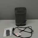 DREO Space Heater, 1500W Portable Electric Heaters for Indoor Use, PTC Ceramic Heater for Office with Remote, Thermostat, 70Oscillation, 12H Timer, 5 Modes, Safe Quiet Room Heater for Bedroom (Standard, Silver)