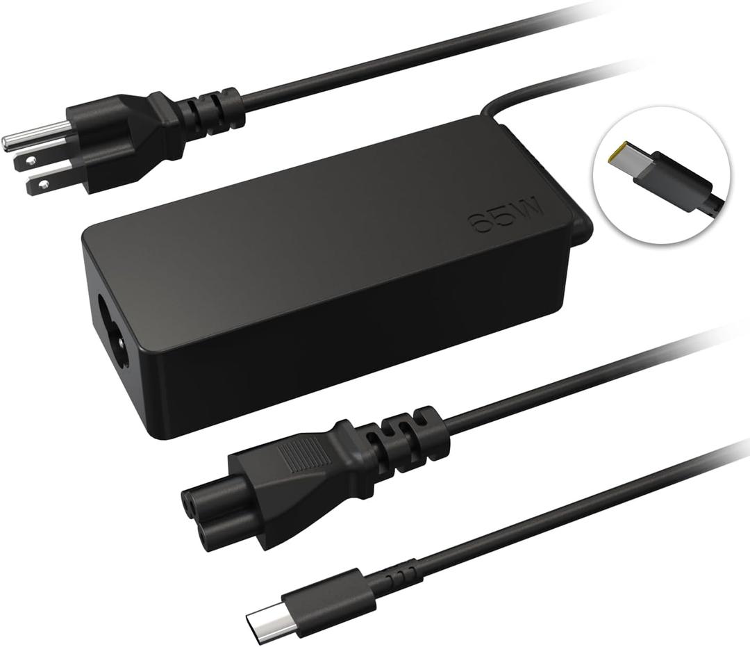 New Slim 65W Laptop Charger Fits for HP Laptop Charger USB C Computer Replacement, Envy x360/Elitebook x360/Spectre x360/Elite x2/Pavilion/Zbook/ProBook, Fast Type C Chromebook Power Cord Adapter