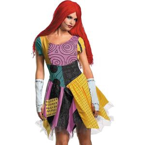 Sally Fab Costume, Official Disney The Nightmare Before Christmas Adult Costumes L