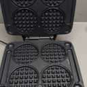 DASH Multi Mini Waffle Maker - Four 4 Waffle Molds, Nonstick Waffle Iron with Quick Heat-Up, Nonstick Surface - Perfect Mini Waffle Maker for Kids and Families, Just Add Batter (Graphite)