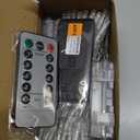 JMEXSUSS 2 Pack Fairy Lights Battery Operated with Remote, Total 200 LED 66ft Battery Powered Christmas Lights, 8 Modes Twinkle String Lights for Bedroom, Indoor Christmas Tree Decor, Warm White