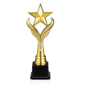 Abaodam 11.3 Inch Gold Star Trophy with Base for Sports Awards and Academic Competitions 1St Place Winner Recognition Trophy