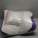 HOMELAB Adjustable Shredded Memory Foam Pillow Queen Size, Cooling Bed Pillow for Sleeping with Removable Cover, Medium Pillow for Side Stomach & Back Sleepers, 1 Pack 20"x28" (White)