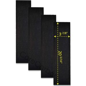 4-Pack Pre-Filter Designed to Fit Honeywell Quiet Clean Air Purifier - Models HFD070, HFD120, HFD-120, HFD-120-Q, HFD123, HFD-123-HD, HD123, HFD140, HFD140BWM, HFD230, HFD230B, & MORE