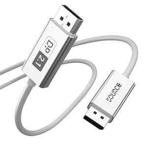 YSerendept 16K DisplayPort 2.1 Cable 10ft[16K@60Hz,8K@120Hz,4K@240Hz],Gaming Monitor DP 2.1 Cable Compatible with NVIDIA GeForce RTX 4090 & AMD Radeon RX 7900 XTX  FreeSync GSync Support