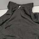 Womens Heavyweight Drop Shoulder Oversized Zip Up Hoodie Cotton Full Zip Sweatshirt, Large