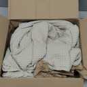 PHF Ultra Soft Waffle Weave Blanket King Size 104"x 90"- Washed Lightweight Breathable Cozy Woven Blanket for Bed - Aesthetic Decor for Couch Bedding Sofa Home Car - Light Khaki/Linen