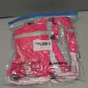 Dog Winter Coat with Harness, Dog Jacket, Pet Clothes with Zipper on Back, Waterproof Windproof Warm Vest, Reflective Cold Weather Coats, for Small Medium Large Dogs, Thick, Pink, XL (XL(Chest Girth:33.1"/84CM))