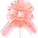 2 x Lotus Root Pink 8 PCS Large Pull Bows,Bow for Gift Wrapping,6 inches, Wrapping Christmas, Party Birthday Gift Wedding, Valentine's Day Decorations for Boxes or Flowers