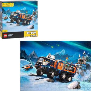 LEGO City Oversized Puzzle, 300 Pieces, Arctic Truck Scene, Small