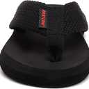 Rocket Dog womens Sunset Flip Flop, Black, 6 US