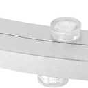 2 Pack 16 Inch Large Lazy Susan Turntable Bearings, Aluminum Alloy Heavy Duty Turntable Bearing, Lazy Susan Hardware Swivel Plate for Table Top, Dining Table and Workbench, Silver