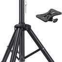 Dolphin ST-200 Speaker Tripod Stand - Adjustable Height from 38" to 79", Maximum Weight Capacity of 110 lbs - Perfect for Audio Setups - Black