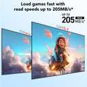 Lexar 512GB PLAY micro SD Card, UHS-I, C10, U3, V30, A2, Full HD, 4K, Up to 205/140 MB/s microSDXC Memory Card, Expanded Storage for Nintendo-Switch 1, Gaming, Smartphones, Tablets (LMSPLAY512G-BNSNU)