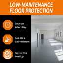 Floor Paint ，3 Gallon Grey Epoxy Floor Coating Kit, 2-Part High Gloss Concrete Paint, Heavy Duty Industrial Grade Garage Floor Sealer, Covers up to 360 Sq.Ft,Low VOC Concrete Floor Paint, 384 Fl Oz