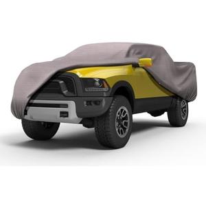 Seal Skin Covers Outdoor Truck Cover, Heavy-Duty PEVA with Cotton Layer, Waterproof, Snowproof, UV Protection, Windproof, Universal Fit (190"-207" L)