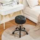 FIRAVOE Rolling Stool with Wheels, Adjustable Height Stool for Salon Tattoo, 1PCS