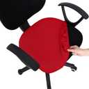 Smiry Stretch Jacquard Office Computer Chair Covers, Removable Washable Universal Desk Rotating Chair Slipcovers Protector, Seat + Backrest Cover