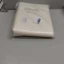 Faux Leather Fabric, 55" Wide Upholstery Fabric by The Yard Marine Vinyl Fabric Outdoor Pu Leather Waterproof Sheets Fabric for Crafts Sewings Sofa Wallets Handbag Earrings Bows 5 Yard White