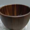SpaceAid Wooden Bowl for Mixer - Kitchen Space Aid Acacia Wood Mixing Bowls Holder for Stand Mixer, Compatible with 4.5 & 5 QT Tilt-Head Models Kitchen, Natural Wood