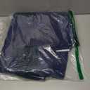 MIULEE Navy Blue Back Tab Blackout Curtain 96 Inch Long 2 Panels Set for Bedroom, Rod Pocket/Pinch Pleat Thermal Insulated Living Room Darkening Pleated Light Blocking Floor to Ceiling Drape